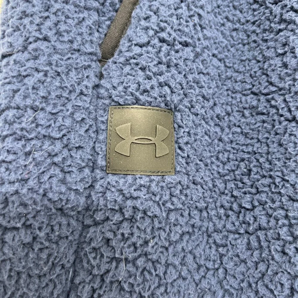 NWT Under Armour Navy Sherpa fleece winter sweatpants men's size XXL - Picture 6 of 12